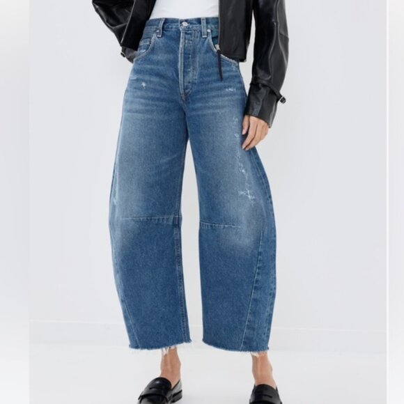 Citizens of Humanity Womens Horseshoe Jeans Magnolia Barrel Jean Size 27 - Picture 2 of 8